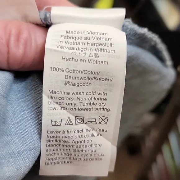 J. Crew Sky Blue Casual Shirt - Picture 5 of 9